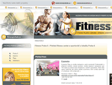 Tablet Screenshot of fitnesspraha6.cz